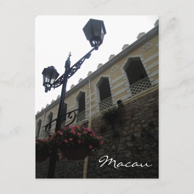 moorish macau barracks vykort (Framsida)