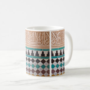 Moorish Mosaic Tile Mönster Kaffemugg