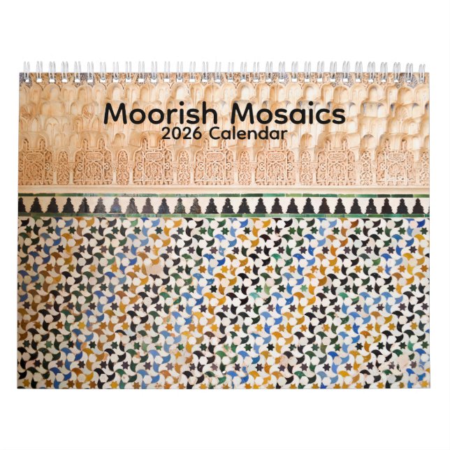 Moorish Mosaics 2026 Calendar Kalender (Omslag)