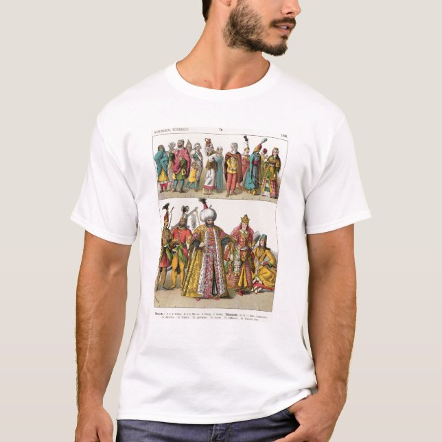 Moorish och turkisk klänning tee shirt (Framsida)