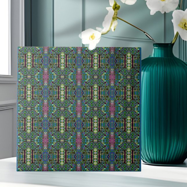 Moorish stil Blue Grönt Tile Kakelplatta (Skapare uppladdad)