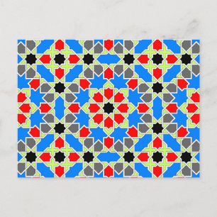 Moorish tile 2012 Calendar Postcard Vykort