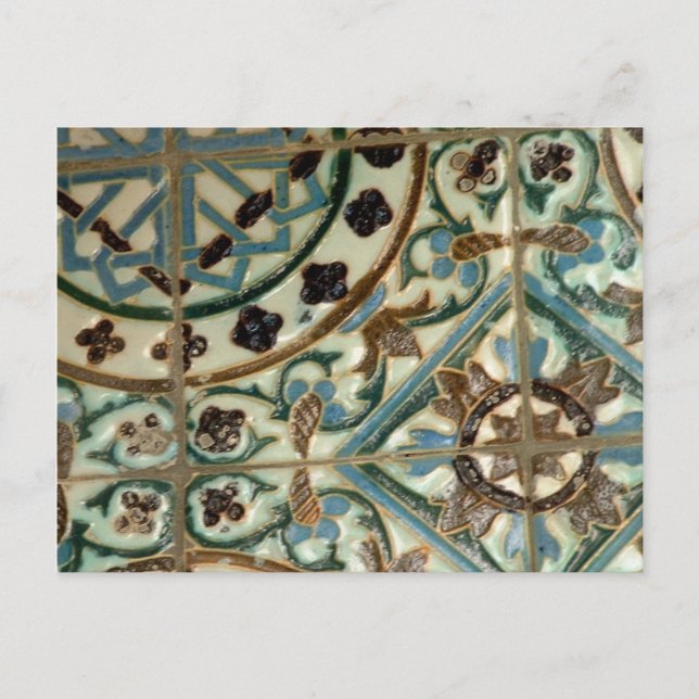 Moorish Tile Vykort (Framsida)