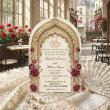 Moorisk valv Bismillah-kalligrafi Nikkah