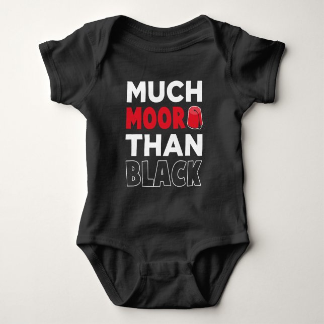 Mooristisk amerikansk afrikansk mycket mer än svar t shirt (Framsida)