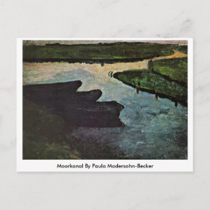 Moorkanal av Paula Modersohn-Becker Vykort