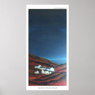 Moorland i Penwith, Cornwall Poster