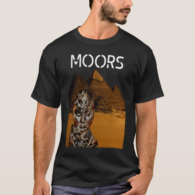 Moors Moorish American Extraterrestrial Navigator T Shirt (Framsida)