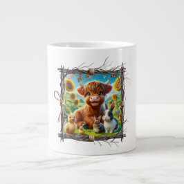 Moos & Brews: Highland Cow Jumbo Mugg