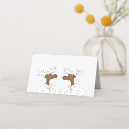 Moose, 2 Bucks Place Card Placeringskort
