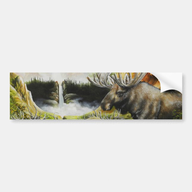 Moose~ A Paints on anpassade products Bildekal (Framsidan)