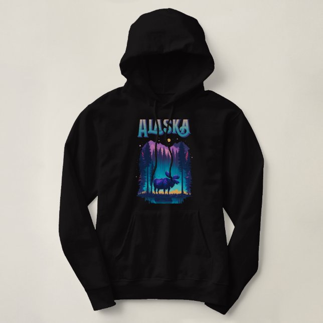 Moose Alaska Vacation Moose Alaska Yukon Moose T Shirt (Design framsida)
