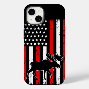 Moose American Flagga
