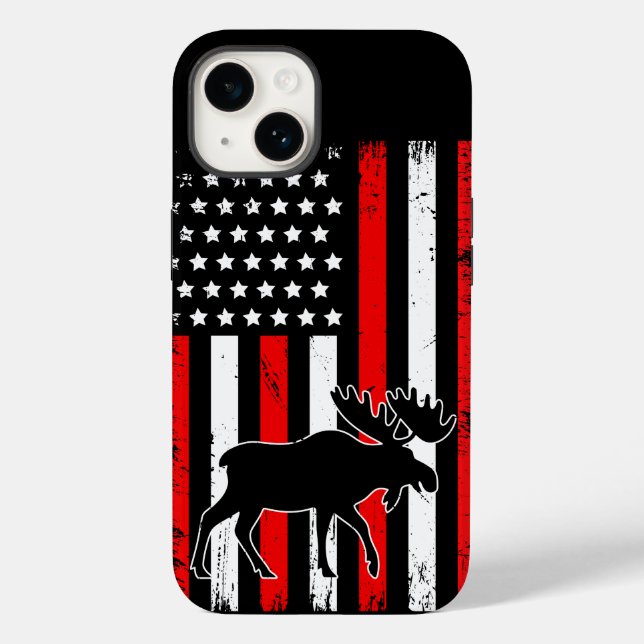 Moose American Flagga (Baksida)