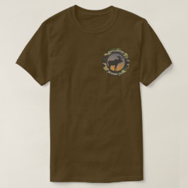 Moose and Camo Round Design T-Shirt