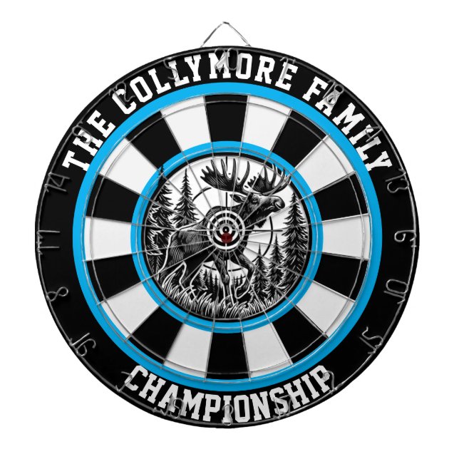 Moose Antlers Forest Target Art Darttavla (Framsidan)