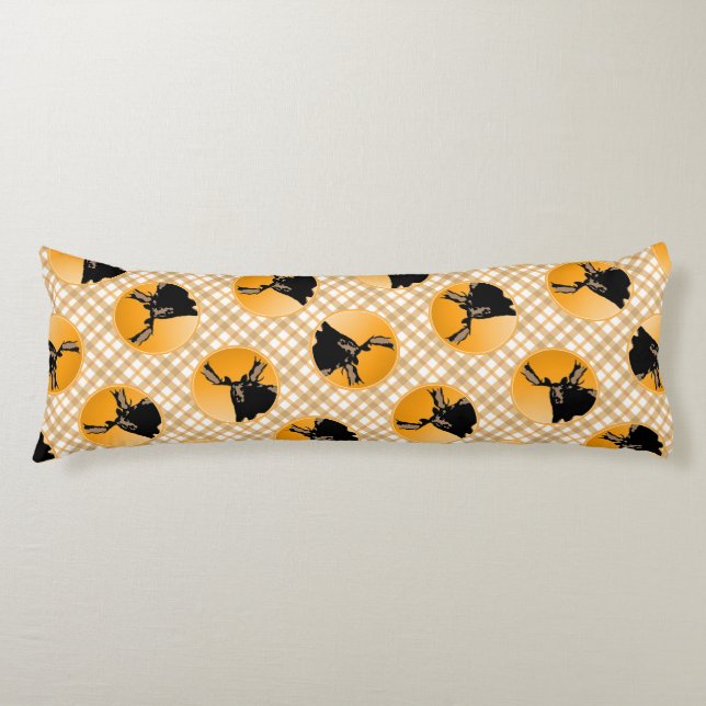 Moose at Sunset - Original Wildlife Art Kroppskudde (Framsidan)