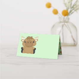 Moose Baby Shower Placeringskort