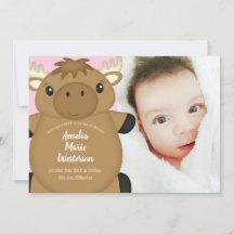 Moose Baby Shower Woodland