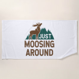 Moose bara rör sig runt