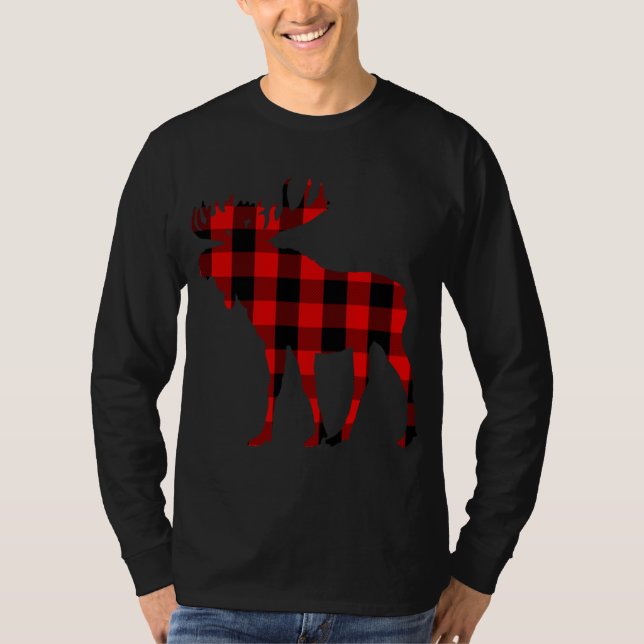 Moose Buffalo Red Play T Shirt (Framsida)