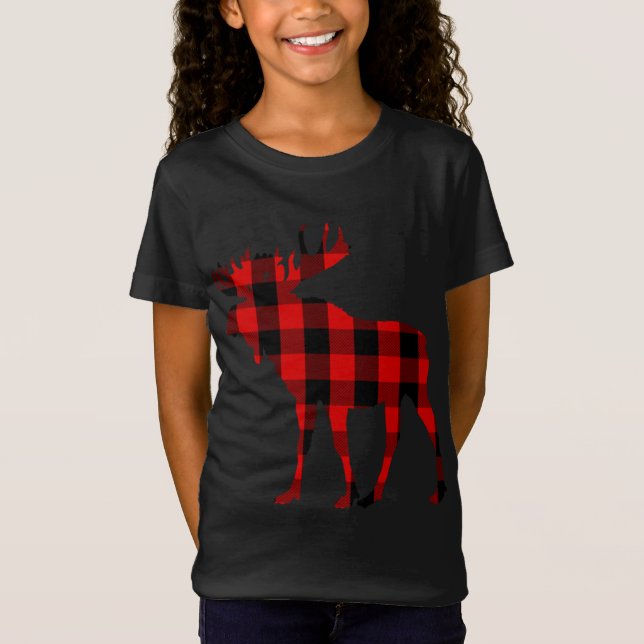 Moose Buffalo Red Play T Shirt (Framsida)