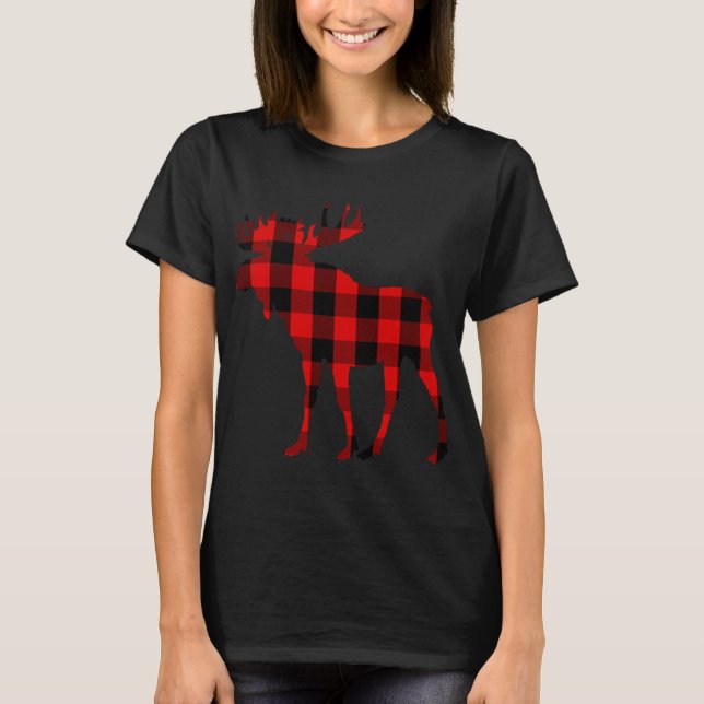Moose Buffalo Red Play T Shirt (Framsida)