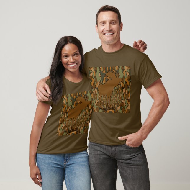 Moose Camouflage Gifts and Investigations Tee (Unisex)