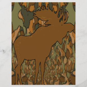 Moose Camouflage-inbjudningar