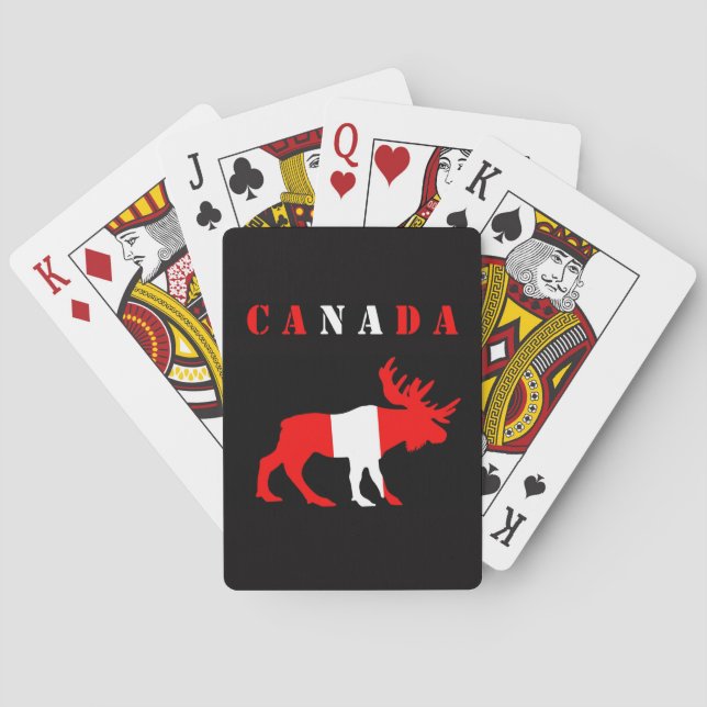 moose canada spel kort (Baksidan)