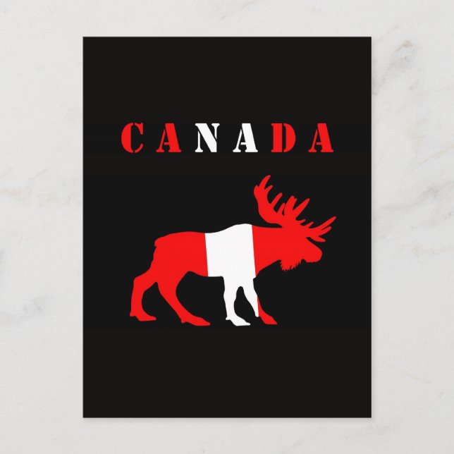 moose canada vykort (Framsida)