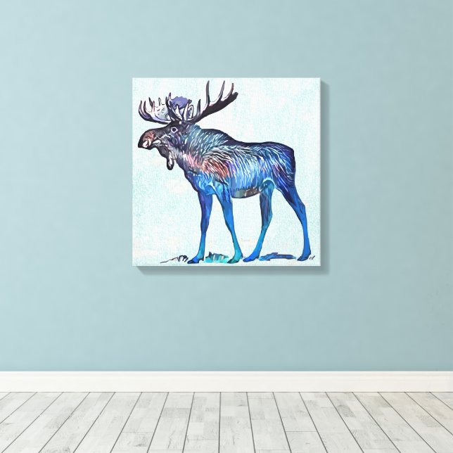 Moose Canvastryck (Insitu (trägolv))