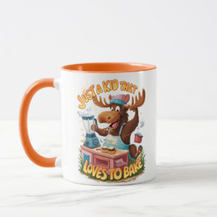 Moose Chef som kokar upp en storm Mugg
