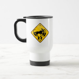 Moose Crosing Sign Resemugg