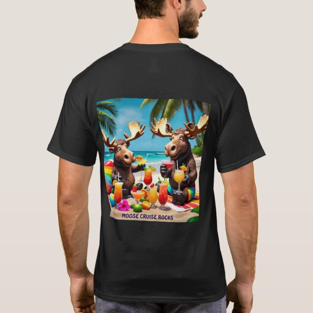 Moose Cruise 2026 Tshirt on the NCL JOY T Shirt (Baksida)