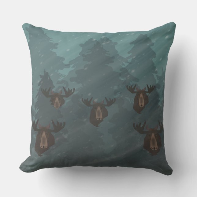 Moose Dekorativ kudde (Framsida)