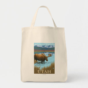 Moose DrinkingUtah Tygkasse
