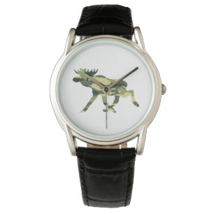 Moose / Elk Woodland Camouflage / Camo Armbandsur