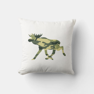 Moose / Elk Woodland Camouflage / Camo Kudde