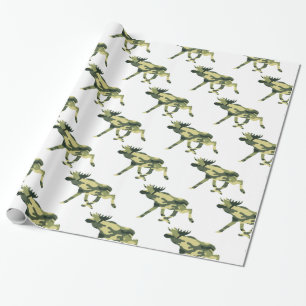 Moose / Elk Woodland Camouflage / Camo Presentpapper