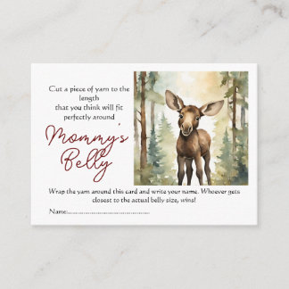 Moose gissar Mamma Belly Storleka Baby-bytspel Tilläggskort