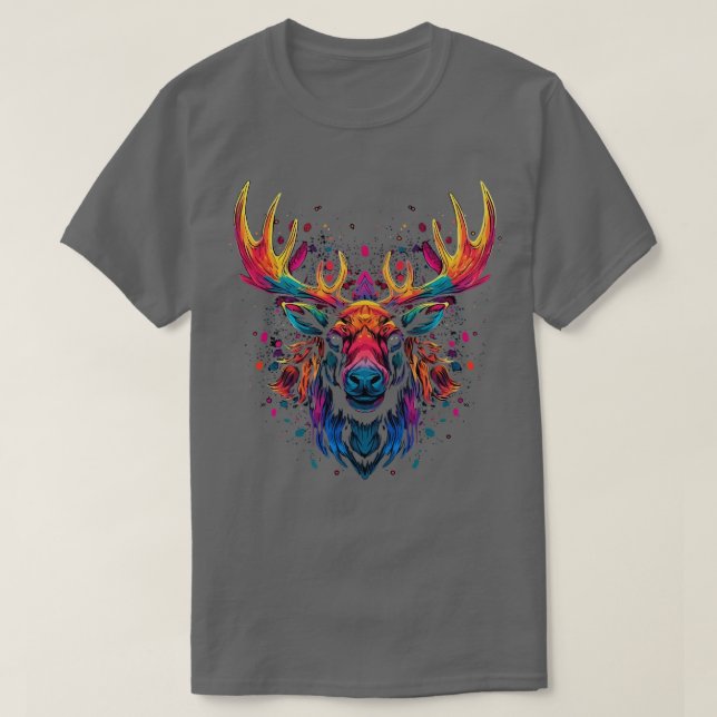 Moose Halloween T Shirt (Design framsida)