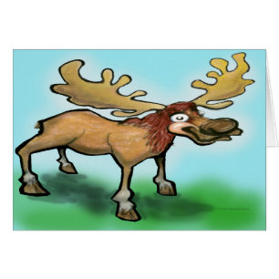 Moose Hälsningskort