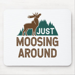 Moose har precis flyttat runt musmatta
