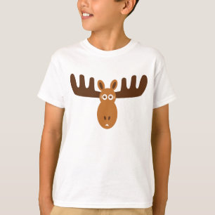 Moose Head_Children Blue ringer Tröja