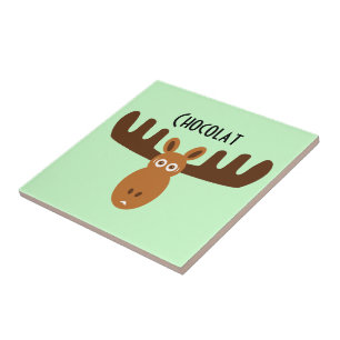 Moose Head_Chocolat Kakelplatta