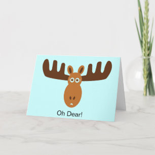 Moose Head_Oh Bästa! Min moosandel. Jag glömde Kort