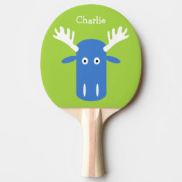 Moose Head PopArt anpassningsbar Mongram ping pong Pingisracket