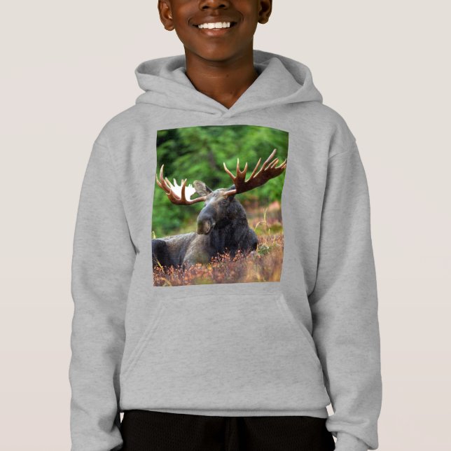Moose Hoodie T Shirt (Framsida)