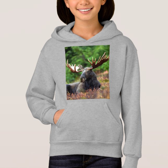 Moose Hoodie T Shirt (Framsida)